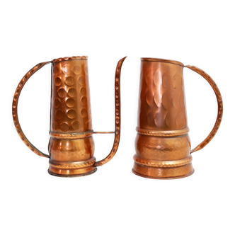 Copper watering can and versoir 1960