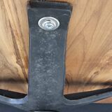 Bistro table with solid teak top