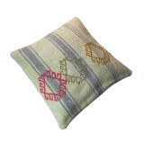 Vintage turkish kilim cushion cover , 40 x 40 cm