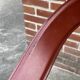 Set of 4 design cantilever chairs cognac leather and chrome design