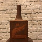 Pied de lampe en grès vintage