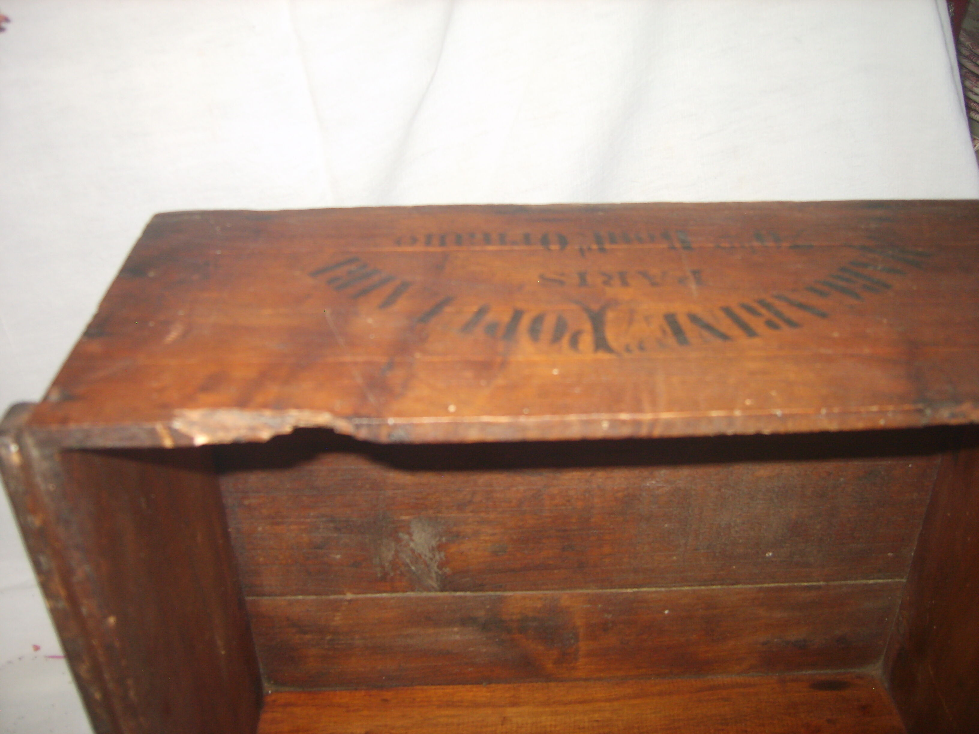 Margarine wood crate