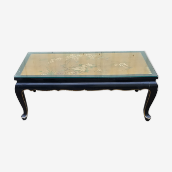 Table basse motif asiatique