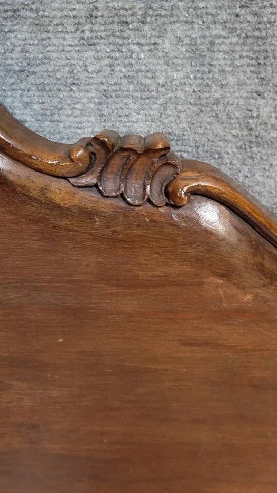 Two pair of Louis XV style walnut door tops from the late 19th century