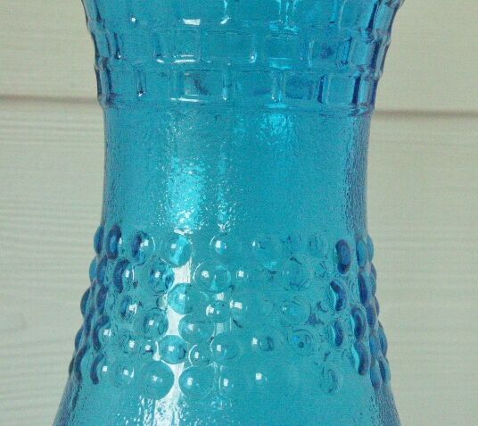 Vintage glass vase from the 70s