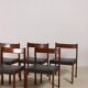 6x Alfred Hendrickx dining chairs for Belform, 1960s, Belgium