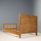 Simple vintage light in beech veneer, Italian design 1950s.