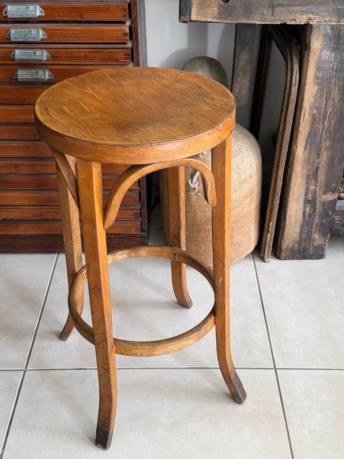 Vintage Baumann bar stool