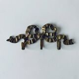 Brass knot wall hook