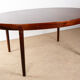 Table de repas, ovale, extensible, Danoise en Palissandre, Harry Østergaard