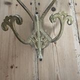 Art Deco bronze coat rack