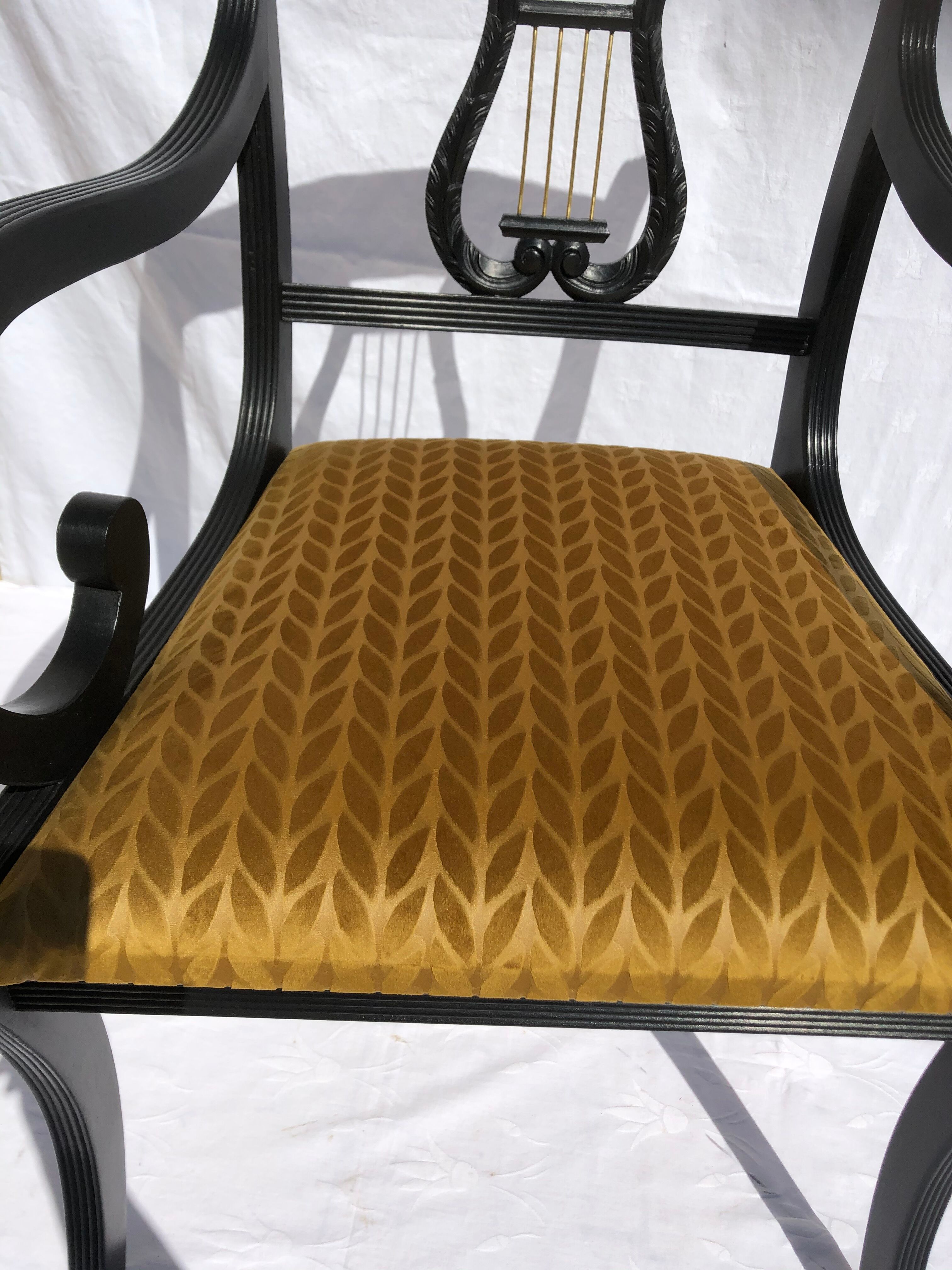 Old black desk chair