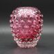 Extraordinary Pink Barovier e Toso Bugnato Vase