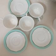 Set of 3 coffee cups M L Porcelain