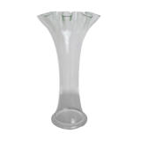 Tulip vase in transparent glass