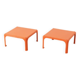 demetrio 45 side tables, vico magistretti, artemide