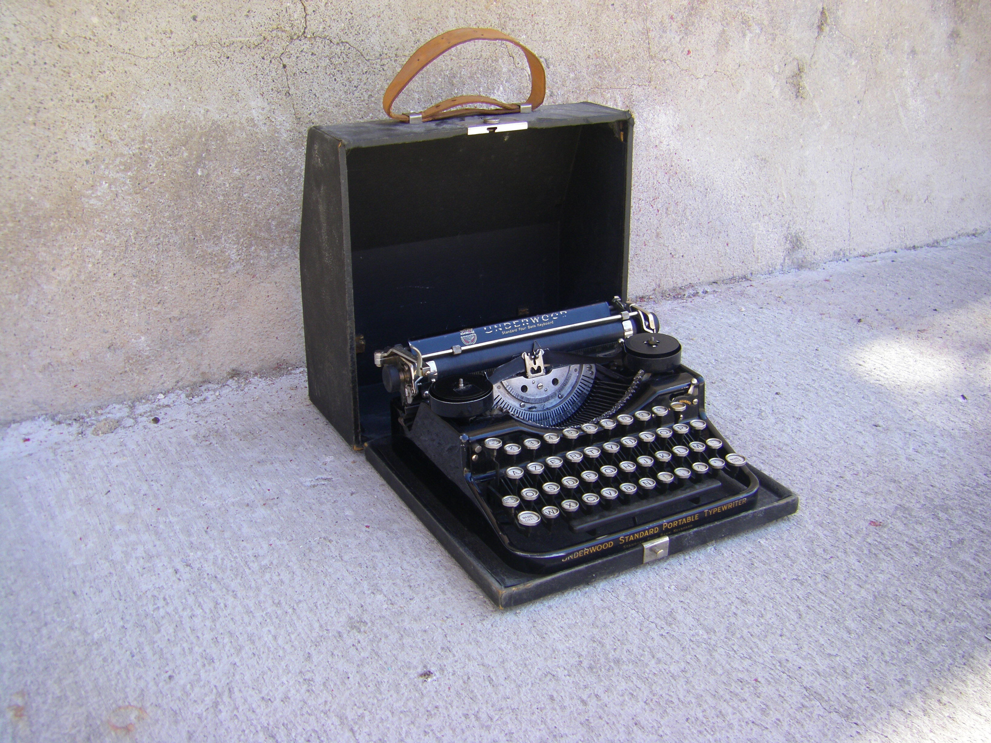 Underwood typewriter
