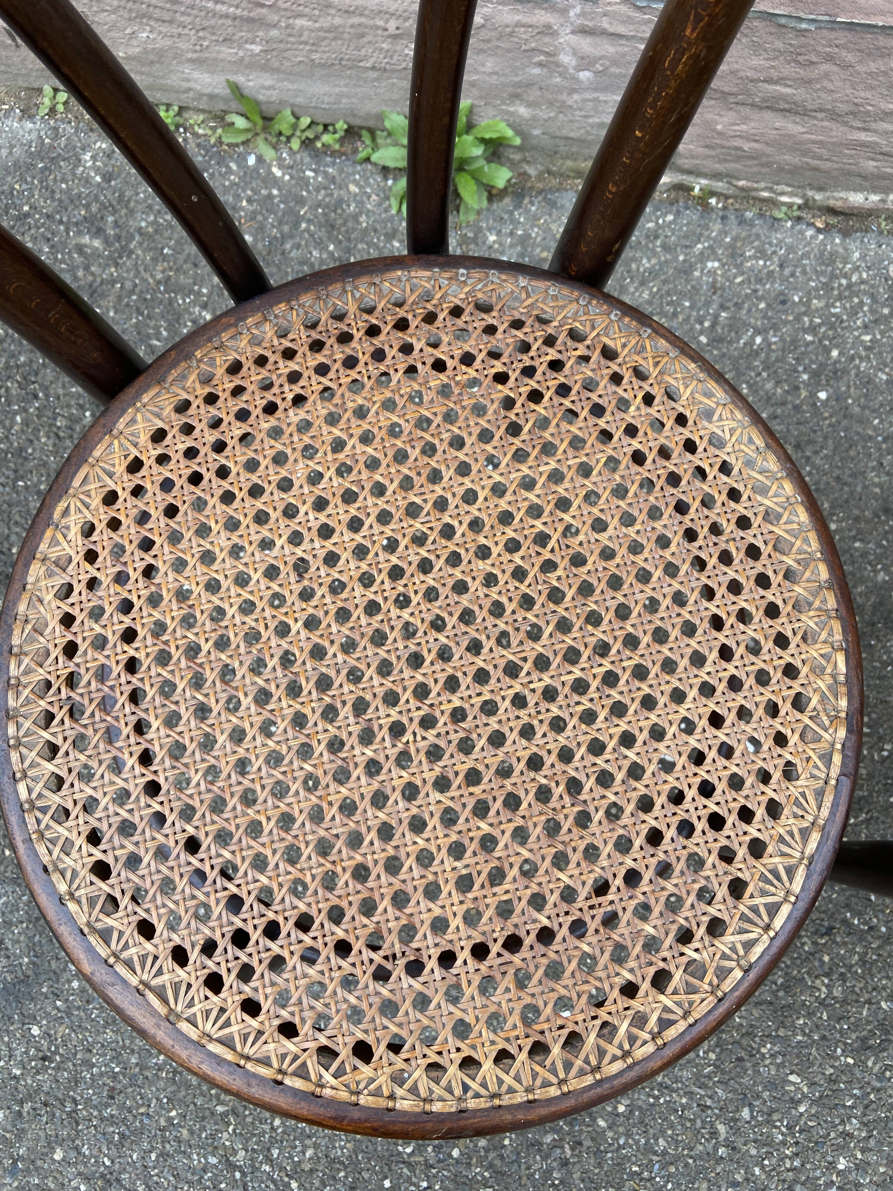 Pair of chairs bentwood Fischel Nr 18 vintage 1920