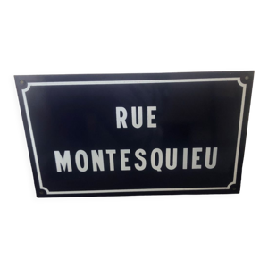 plaque de rue