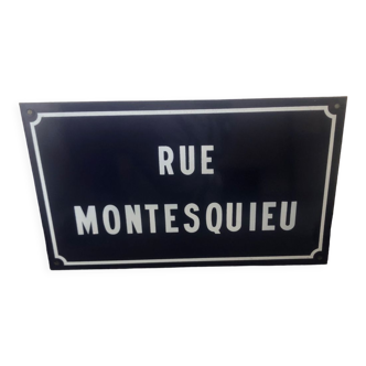 Plaque de rue