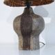 Paire de lampes en grés scarifié de Christian Pradier
