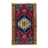 Small Vintage Turkish Rug 92x55 cm, Short Runner, Tribal, Shabby, Mini Carpet