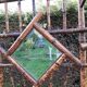 Coats rack bamboo of the early twentieth.