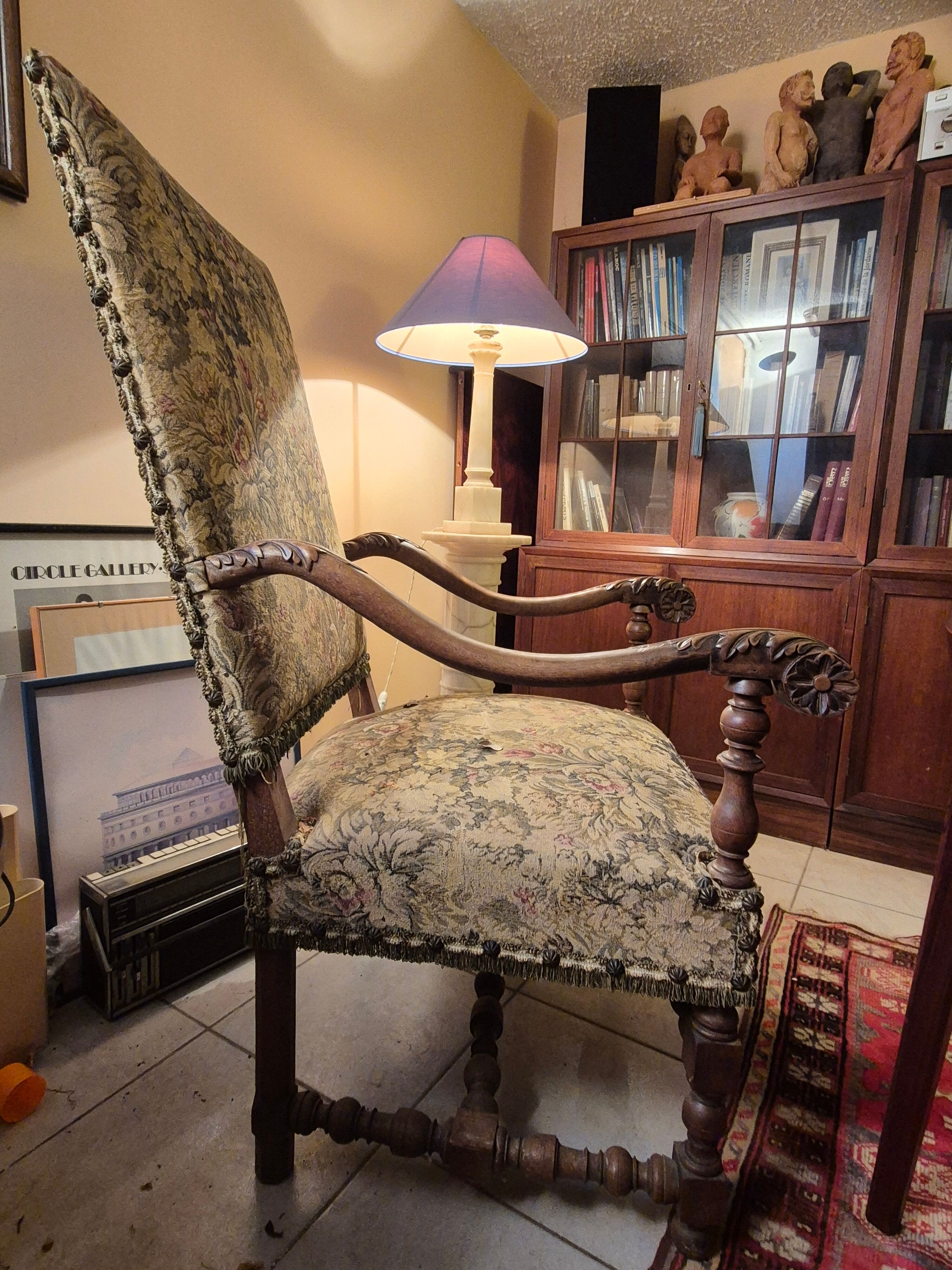 Fauteuil style Louis XIll époque fin XIXè