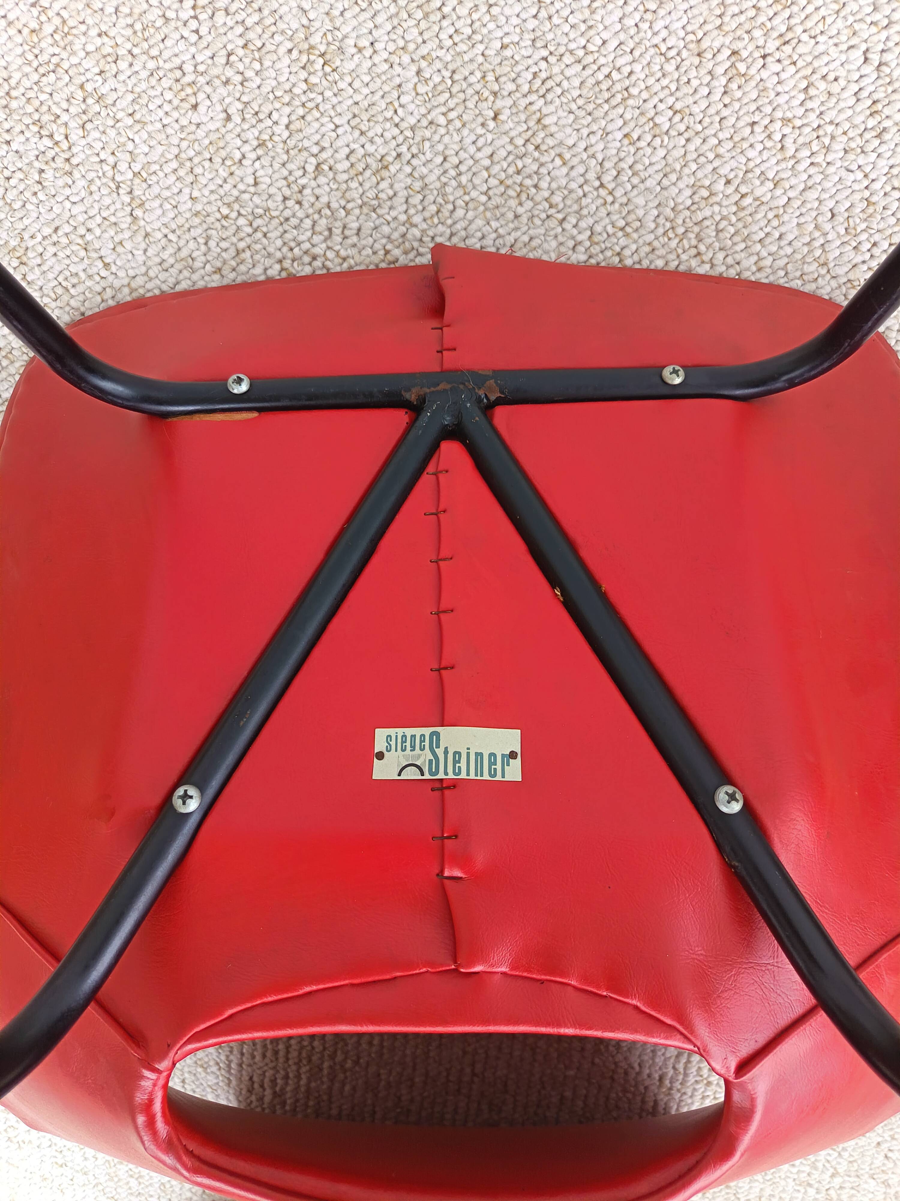 Barrel chair by Pierre Guariche for Steiner, 1950