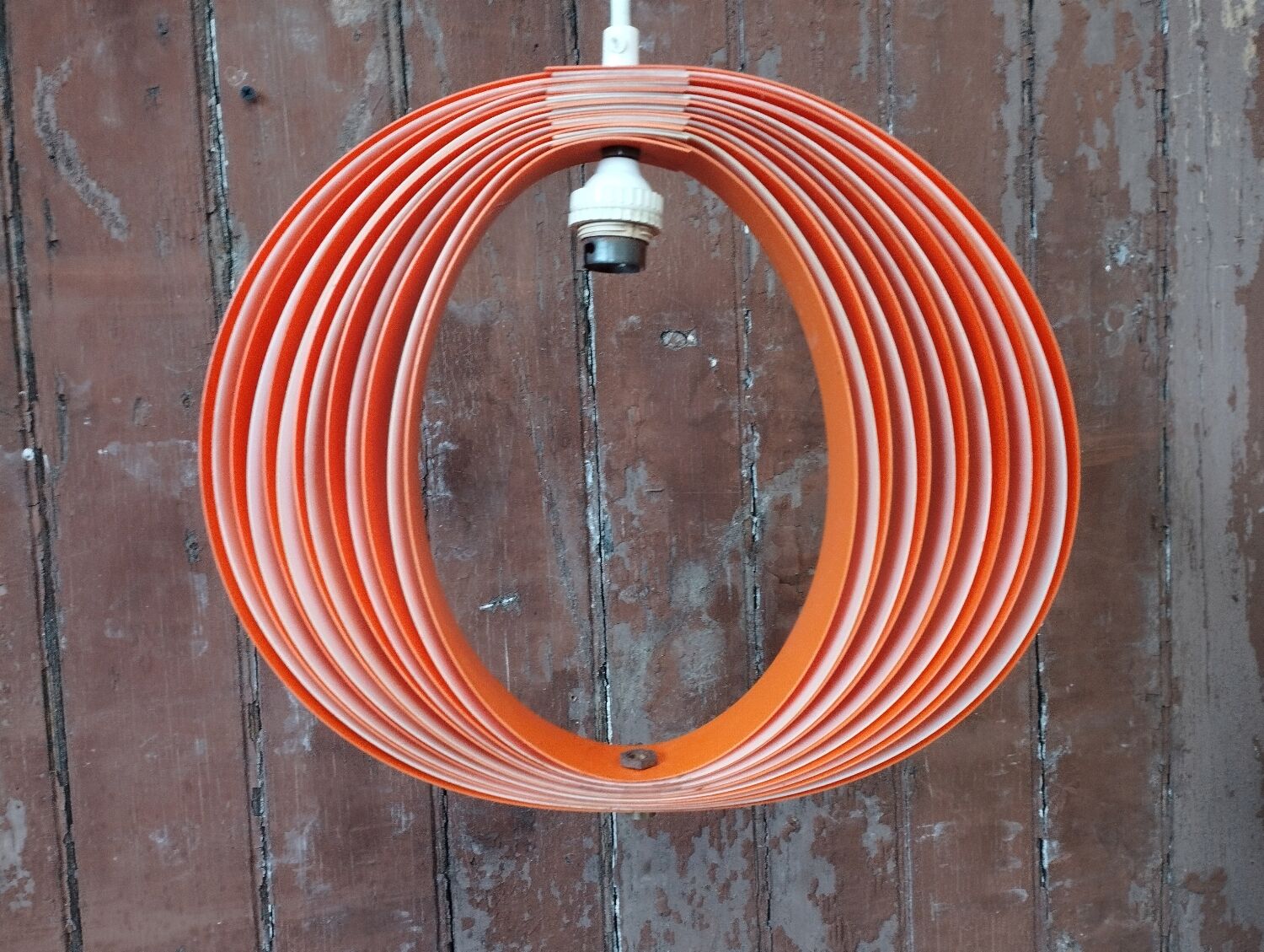 Moon pendant light vintage 1970 plexiglass