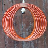 Moon pendant light vintage 1970 plexiglass