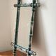 Miroir ancien en bois formant bambou