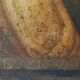 Antique painting on copper, Flemish school, 17th century, representing a saint