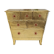 Handcrafted commode fully dressed in brass, original piece and