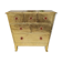 Handcrafted commode fully dressed in brass, original piece and