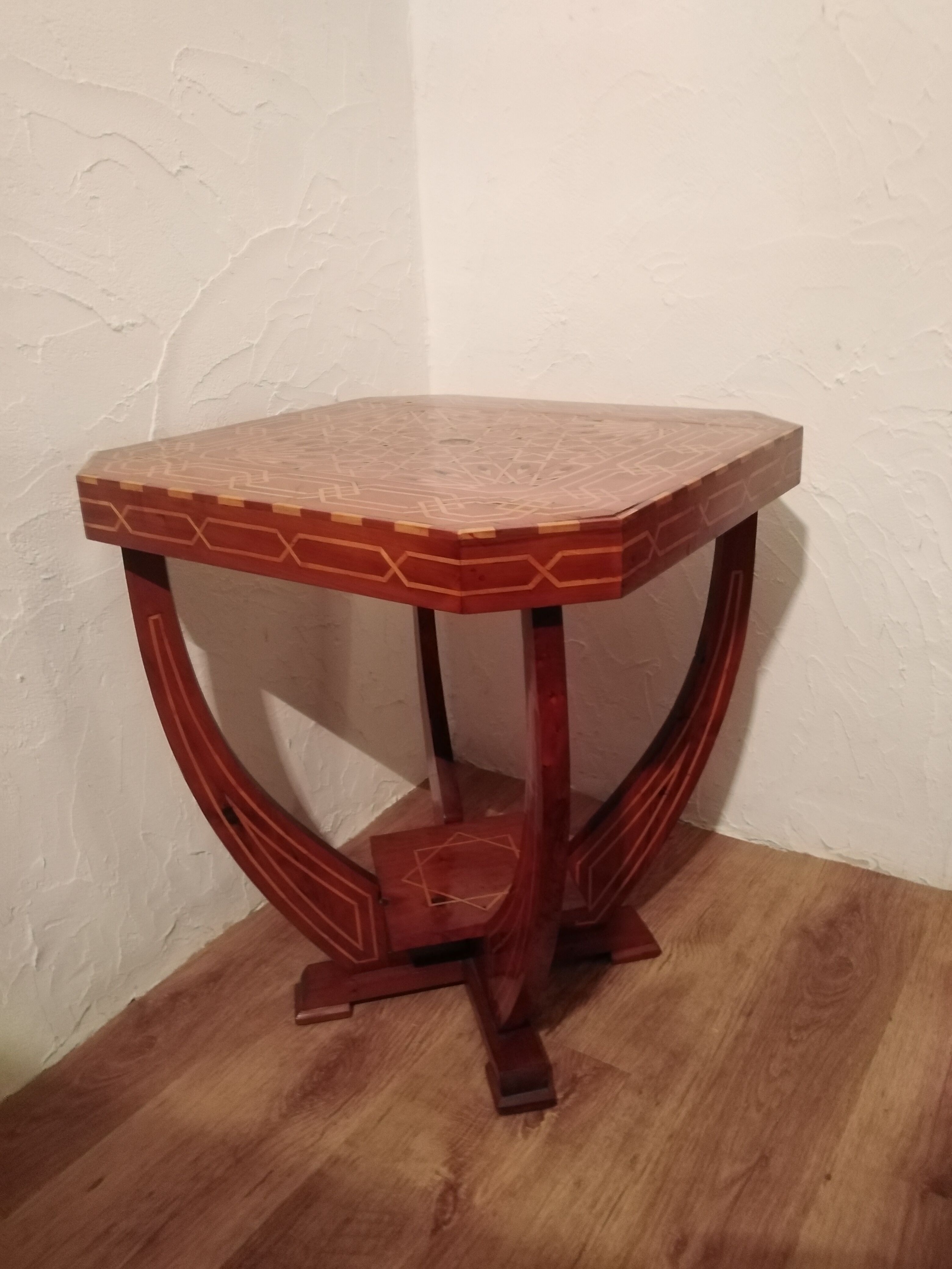 Inlaid side table