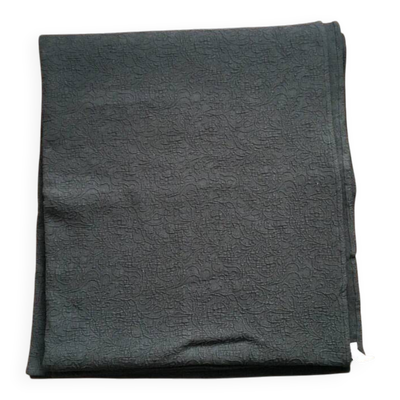 Maison Charvet Dessus de Lit Métis Noir 235 x 265
