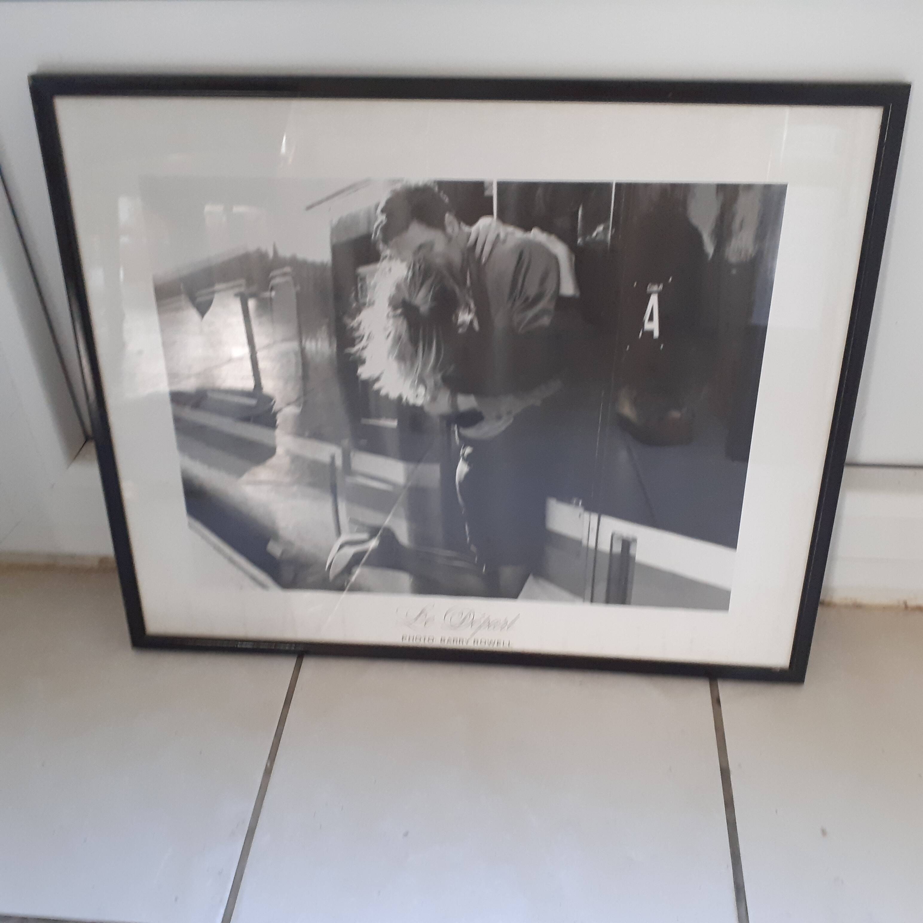 Black and white photo Barry Rowell; Departure.