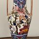 Vase Gien 29 cm "Pivoines", restaurations