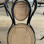Série de 8 chaises viennoises N.33 de J&J Kohn, 1900