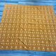 Vintage retro orange floral tablecloth