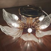 Plafonnier en verre de Murano, Navaresi, Italie, années 1980