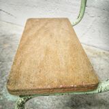 Metal and wood stepladder