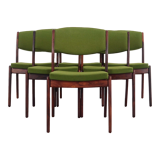 Ensemble de six chaises fabriqué par Skovby 1970