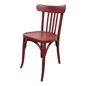Chaise bistrot bordeaux
