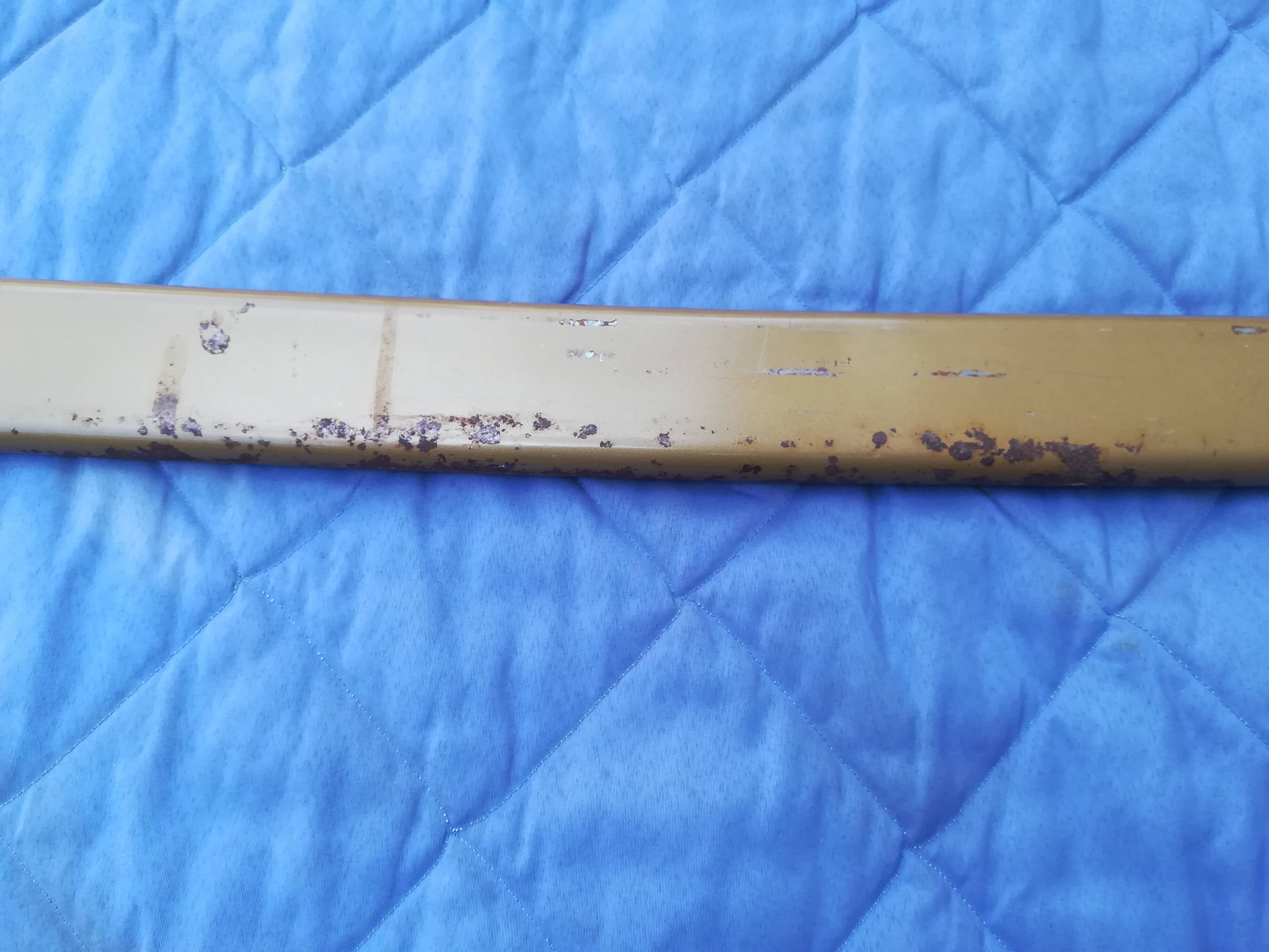 brass bed