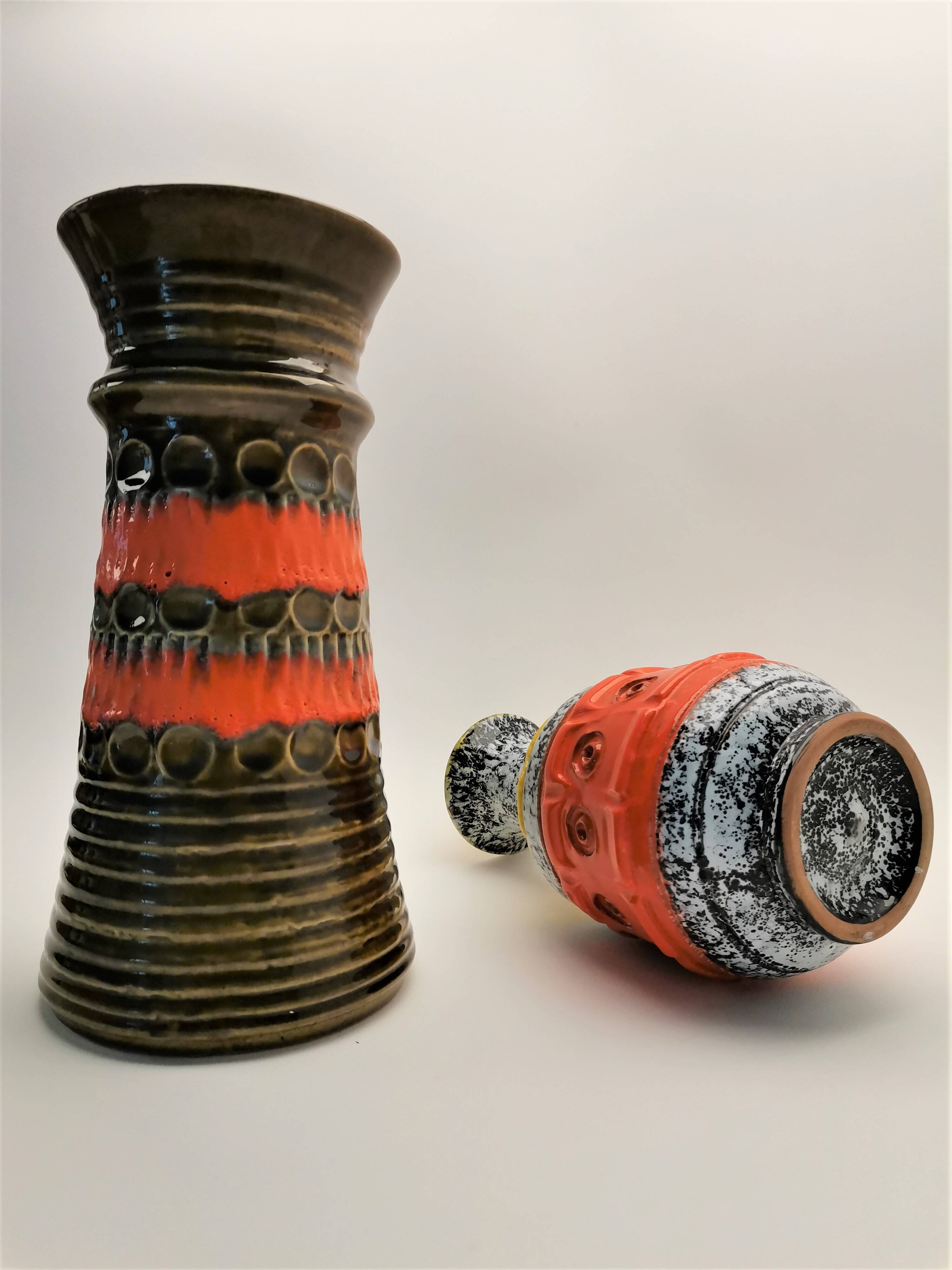 Lot de 2 vases en céramique