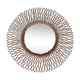 Mirror rattan 60s Sun 48 x 48cm