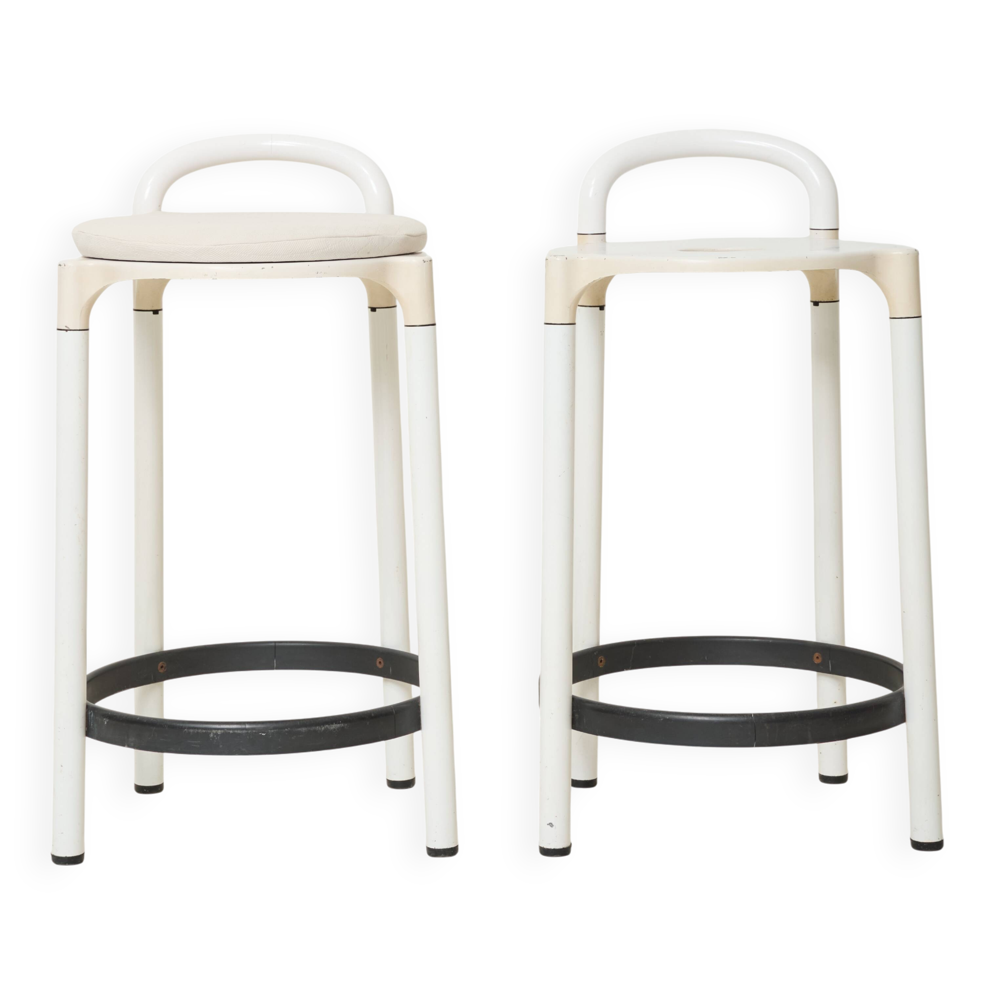 Duo de tabourets, Anna Castelli, Kartell, 1980s