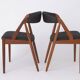 Set of 4 Kai Kristiansen model 31 chairs danish 1960s